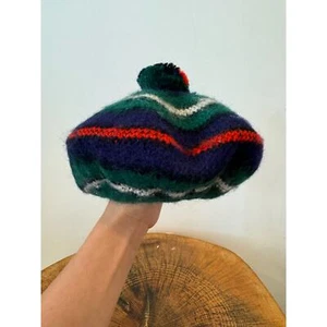 Mackenzie Kids Beret 100% Wool Made in scotland pom pom top - Picture 1 of 4