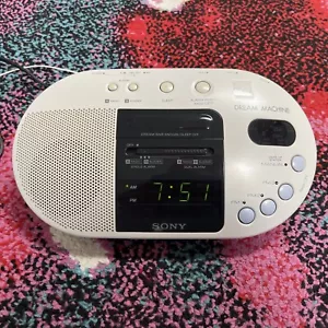 Sony Dream Machine Dual Alarm Clock ICF-C730 FM AM Radio Green LED / Rare Model! - Picture 1 of 7