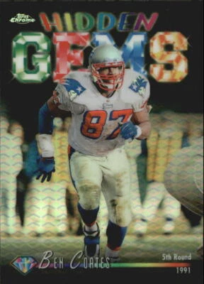 B1098- 1998 Topps Chrome Hidden Gems Refractors #HG7 Ben Coates - NM-MT - Image 1 of 2