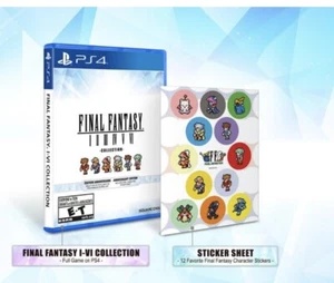 Final Fantasy Pixel Remaster I-VI Collection ESRB PlayStation 4 PS4 NEW SEALED - Picture 1 of 1