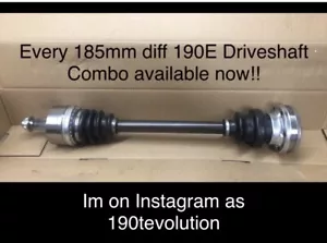 Mercedes driveshaft 190E 2.6 A2013508110 634mm W201 x2 - Picture 1 of 1