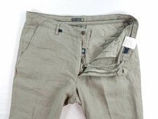 calça de linho puro masculina