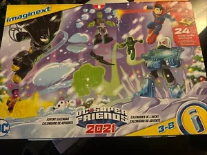 Fisher Price Imaginext DC Super Friends Advent Calendar 24 mystery toys 2021 NEW - Picture 1 of 3