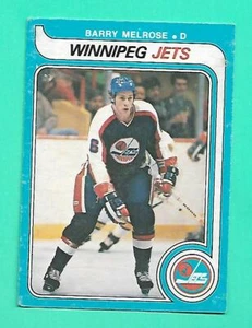 (1) BARRY MELROSE 1979-80 O-PEE-CHEE # 386 JETS  ROOKIE VG CARD  (V9029) - Picture 1 of 2