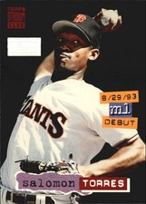 1994 (GIANTS) Stadium Club First Day Issue #314 Salomon Torres /2000