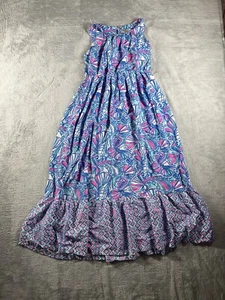 Lilly Pulitzer Dress Girls Large Maxi Long 20th Anniversary Youth Preppy - Picture 1 of 12