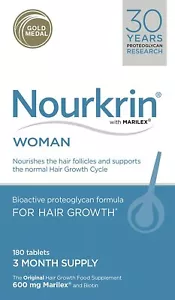 Nuovo programma di nutrizione capelli donna Nourkrin extra forza 180 compresse 3 mesi - Foto 1 di 5