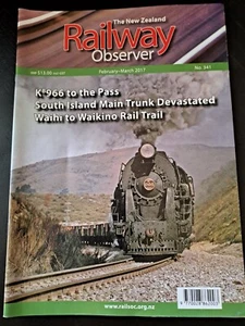 The New Zealand Railway Observer - Issue 341 - Magazine - Feb 2017 / Mar 2017 - Picture 1 of 3