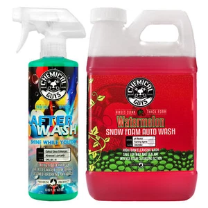 Chemical Guys - Watermelon Snow Foam Car Wash Soap (64 oz) & After Wash (16 oz) - Picture 1 of 4