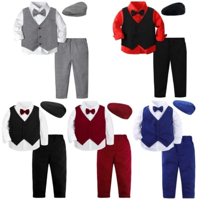 Baby Suits Boy Wedding Outfit Toddler Church Photoshoot Formal Gentleman Clothes