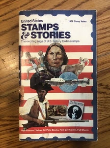 United States Stamps and Stories 1978 With Stamp Values Vintage Collectible Book - Picture 1 of 5