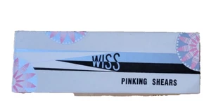 Tijeras vintage Wiss Pinking modelo C Newark NJ EE. UU. en caja original años 50 - Imagen 1 de 6