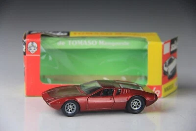 Vintage Tomaso Mangouste Solido 1:43 Diecast No. 166 w/ Original Box - Image 1 of 4