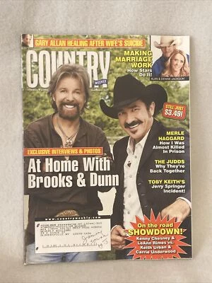 Brooks & Dunn Cover Country Weekly Magazine December  2007 - Image 1 of 4