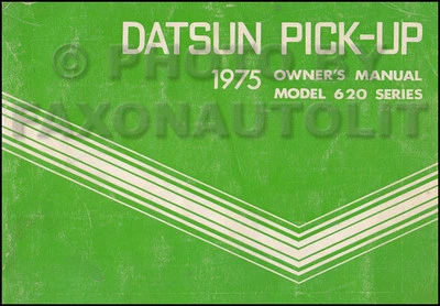 1975 Datsun Pickup Camion Proprietari Manuale 620 Guida Libro OEM Originale - Immagine 1 di 2
