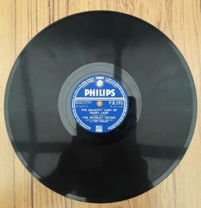 THE BEVERLEY SISTERS The naughty lady of shady lane / Where were you last 78rpm - Picture 1 of 4