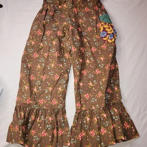 MJ, paint by numbers, flowered big ruffles, EUC, size 8 - Picture 1 of 4