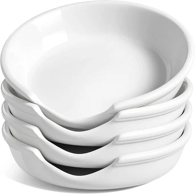 Керамическая подставка для ложки для плиты, 4,8-дюймовый держатель ложки для кухонного стола, набор - Изображение 1 из 4