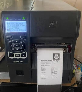 Zebra ZT410 Transfer/Direct Thermal Label Printer Network USB Excellent Printout - Picture 1 of 5