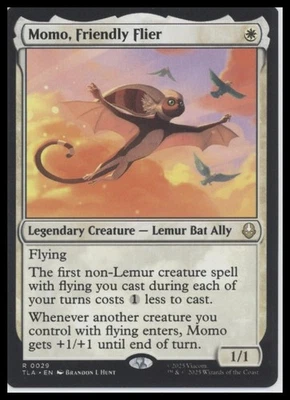 🐾 MTG Momo, Friendly Flier – Avatar: The Last Airbender Rare - Image 1 of 2