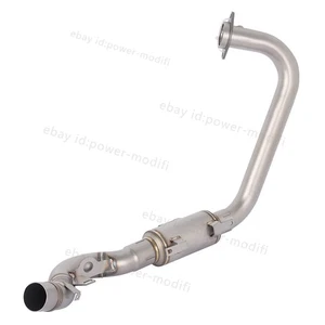 Exhaust Tips Header Pipe Slip On For Triumph Scrambler 400X Speed 400 2023-2025 - Picture 1 of 6