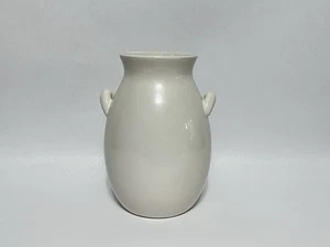 Vintage Large White Ceramic Vase Pitcher Jug with Handles - Picture 1 of 16