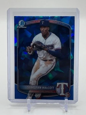 2025 Bowman Sapphire Edition - Chrome Prospects Sebastian Walcott #BCP-133 (RC) - Image 1 of 2