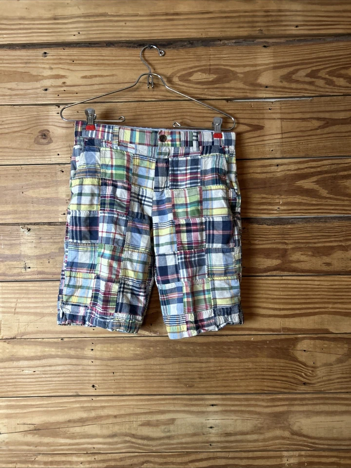 Boys Brooks Brothers plaid patchwork all over size 14 - Image 1 of 4