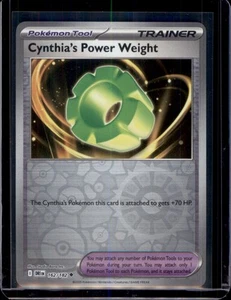 Cynthia's Power Weight SV10: Destined Rivals Pokémon 162/182 Reverse Holo NM+ - Picture 1 of 2