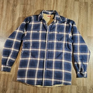 Wrangler Vintage 1990s Fleece Lined Plaid Flannel Jacket Size S - Picture 1 of 9