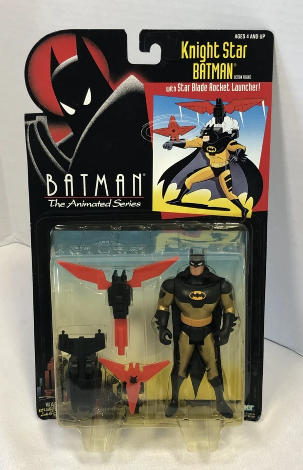 👀 NUEVO EN CAJA: 1992 Batman "Knight Star Batman" - Figura de acción Kenner RARA Foto 1 de 2