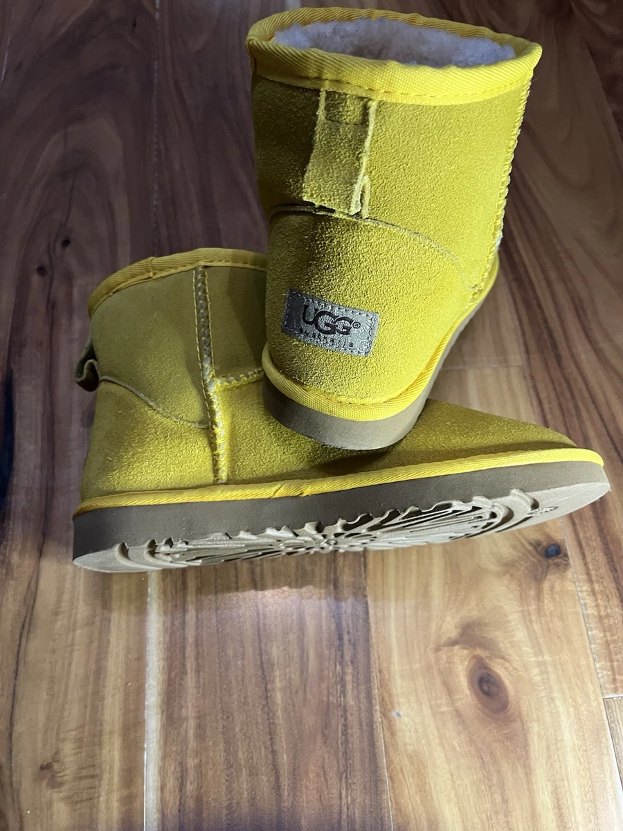 UGG Yellow Low (1-1.9 in) Heel Height Boots for Women for sale | eBay