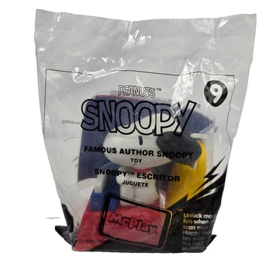 McDonald's Happy Meal Juguete Peanuts Snoopy Famoso Autor #9 Foto 1 de 2