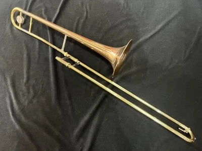 YAMAHA YSL-353 Tenor Trombone Red Brass Bell Used with Case Well-maintained - Image 1 of 4