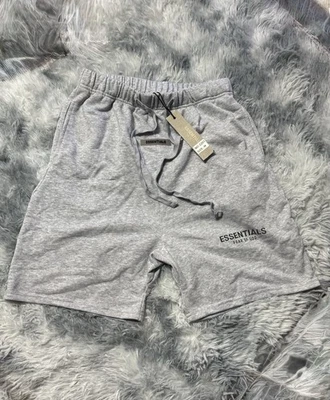 Pantaloncini Essentials Grigi Taglia M - Imagen 1 de 4