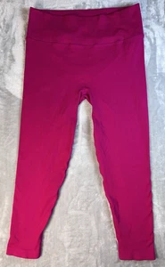 Victoria Sport Leggings Women's XL Pink Knockout Stretch High Waisted Athleisure - Picture 1 of 8