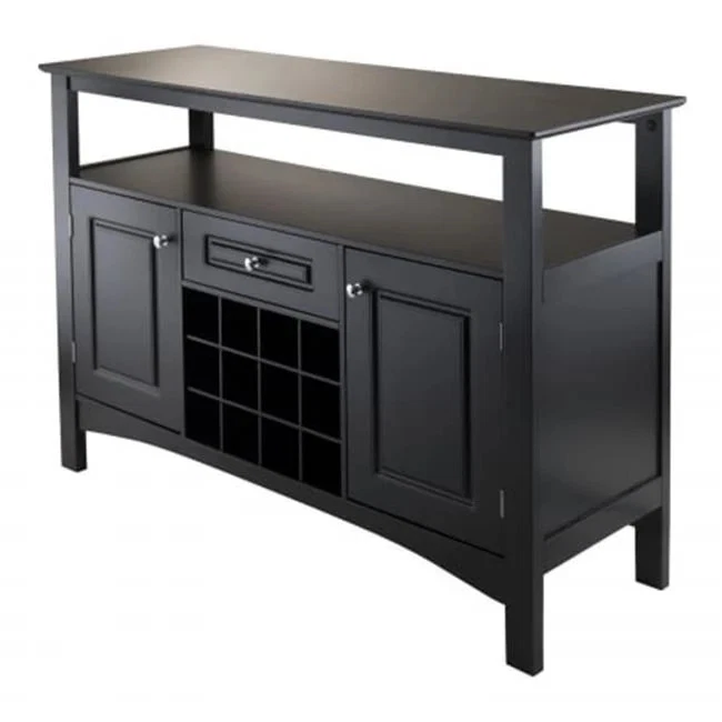 Winsome Trading 20745 Jasper Storage Buffet - Black - Image 1 of 1