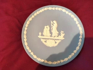 Wedgwood  Blue Jasper Plate 1976 - MOTHER - Picture 1 of 2