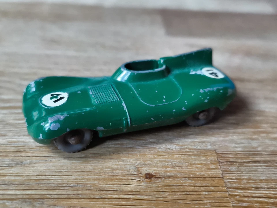 JAGUAR D-TYPE "41"GRÜN MATCHBOX SERIES LESNEY No.41 ENGLAND 60erJAHRE - Bild 1 von 4