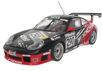 Autoart 1/18 Scale DC21823H - Porsche 911 #290 Yokohama - Black/Red - Image 1 of 4