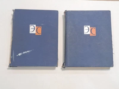 Book Soviet Encyclopedic Dictionary Two Volumes 1989 Vintage USSR Map - Image 1 of 4