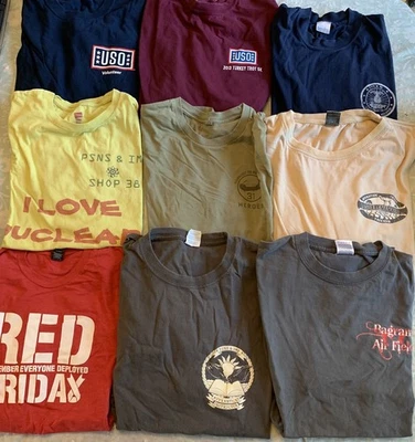 Camisas Militares - Lote de 17 Camisetas Marina Ejército Fuerza Aérea De Colección Modernas Tallas Mixtas Foto 1 de 4