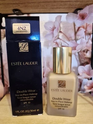Estee Lauder Double Wear Stay-in-Place Foundation Shade 4N2 Spiced Sand New - Image 1 of 4