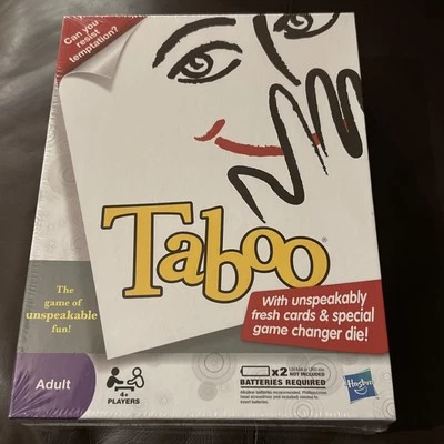 Taboo Hasbro Word Game 4+ Adult Players PARKER BROTHERS 2010 - Image 1 of 2