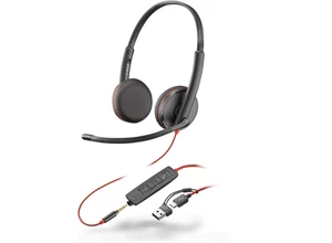 [£45] HP POLY Blackwire 3325 USB-C Headset Wired In-Line Controls - Picture 1 of 1