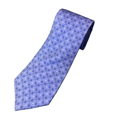 Brooks Brothers Country Club Men's Purple Tennis Rackets Silk Necktie - Image 1 of 4