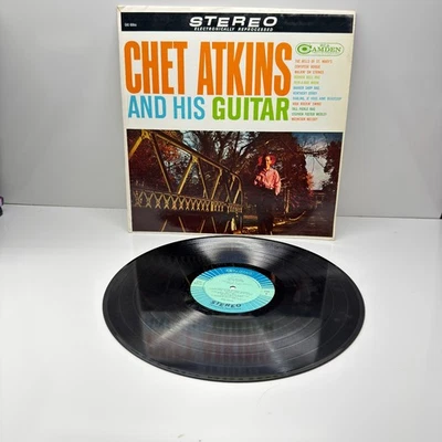 Chet Atkins - And His Guitar 12" LP Record 1960 RCA Camden Country Stereo - Image 1 of 3