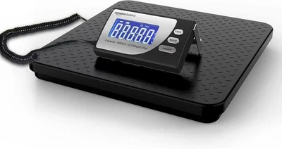 Amazon Basics Digital Postal Scale, Heavy Duty, Aluminium 440 lb, Black - Image 1 of 4