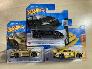 Hot wheels Konvolut Neu x 3 LB Super Silhouette Nissan Silvia S15 Neu auf Karten - Bild 1 von 8