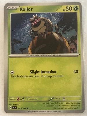 Pokemon Rellor 023/162 Sv05: Temporal Forces Regular - Image 1 of 2